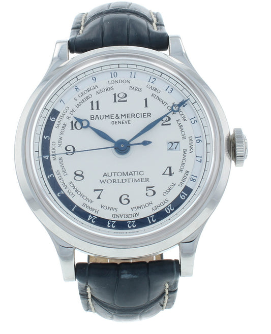 Pre-Owned Baume & Mercier Capeland Worldtimer Auto 44mm Men's Watch M0A10106