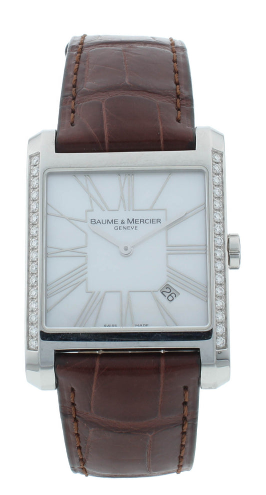 Baume & Mercier Hampton 39mm Quartz White MOP Dial Ladies Watch M0A08743