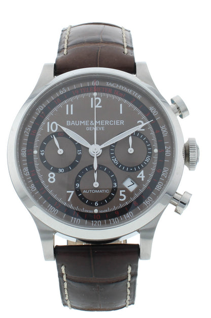 Baume & Mercier Capeland Automatic 42mm Brown Dial Chrono Men's Watch M0A10083