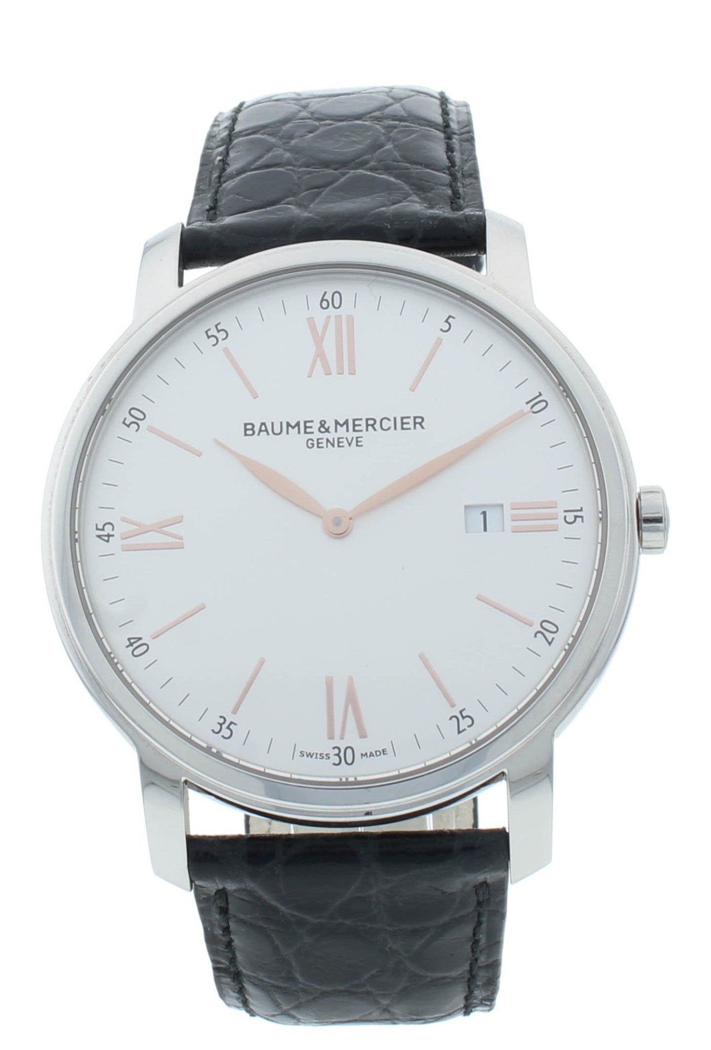 Baume & Mercier Classima 42mm Silver Dial Quartz Men's Watch M0A10144