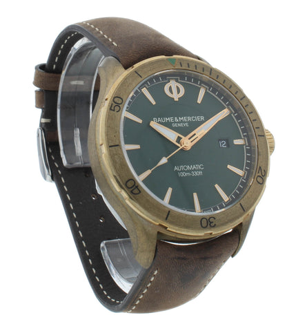 Baume & Mercier Clifton Club Bronze Green Dial 42mm Auto Men's Watch M0A10503