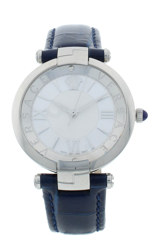 Versace Revive 35mm Quartz White Dial Stainless Steel Ladies Watch VAI04 0016