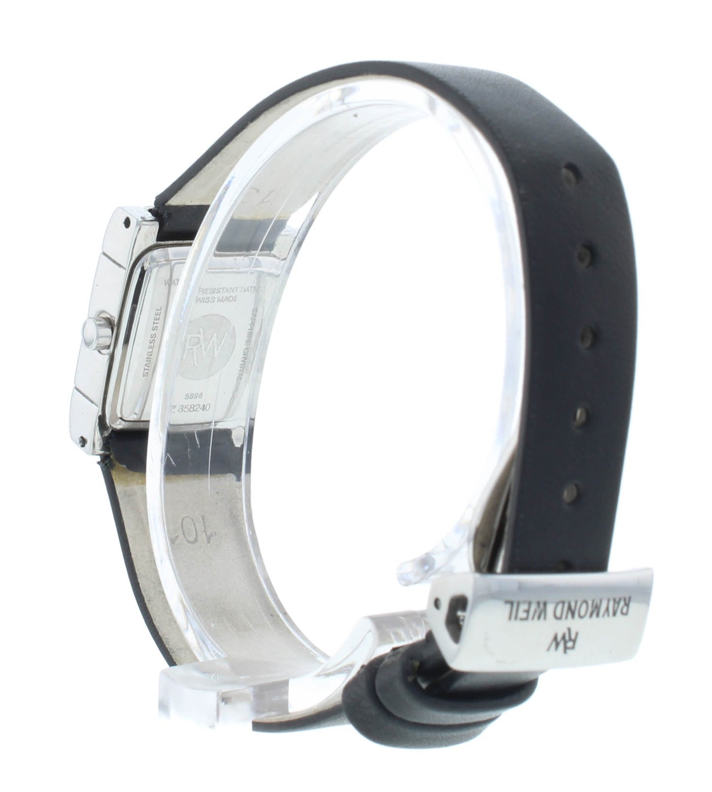 Raymond Weil Tema 17mm White MOP Dial Steel Quartz Ladies Watch 5896-STC1