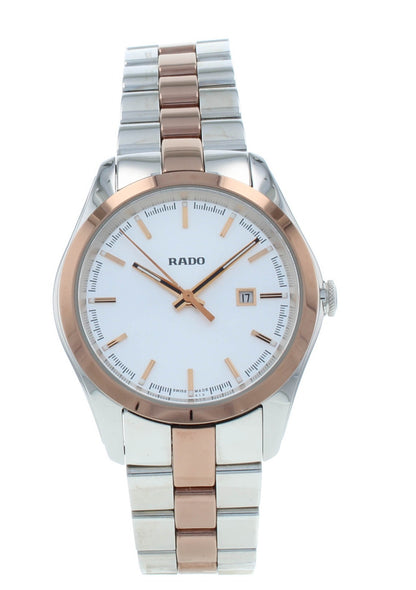 Rado Hyperchrome Quartz Two-Tone Silver Dial 32mm Steel Ladies Watch R32976102