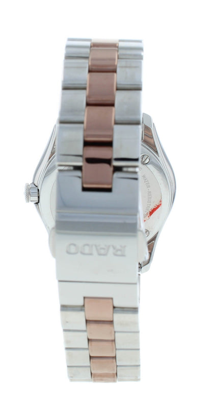 Rado Hyperchrome Quartz Two-Tone Silver Dial 32mm Steel Ladies Watch R32976102