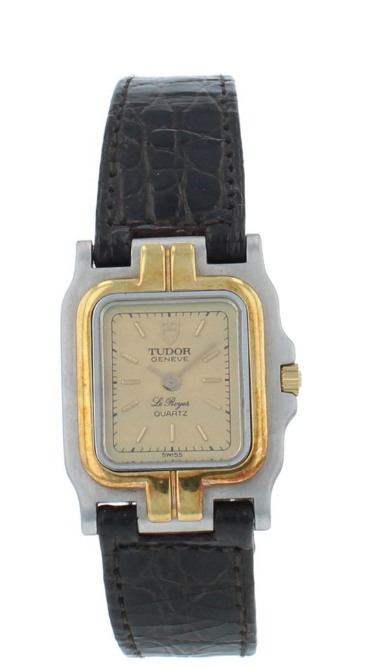 Tudor Le Royer 21mm-Steel & 18kt Gold Quartz Ladies Watch 155373/04/1111