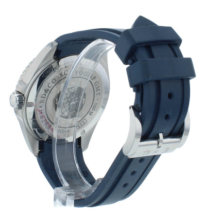 Eberhard & Co. Scafograf 300 Auto GMT Blue Dial 43mm Men's Watch 41034