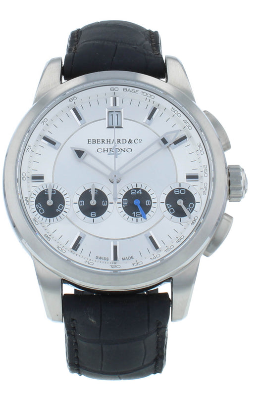 Eberhard & Co. Chrono 4 130 43mm Automatic Silver Dial Men's Watch 31129