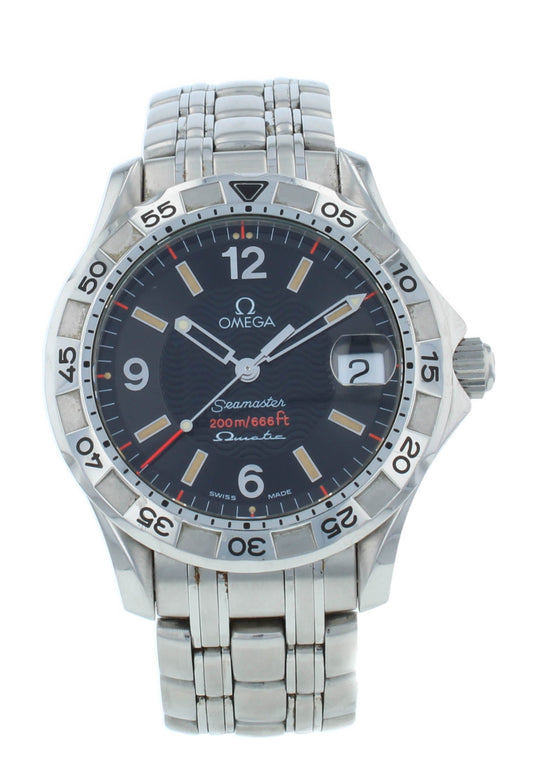 Pre-Owned Omega Seamaster Quartz 36mm Black Dial Men's Watch 2516.50.00