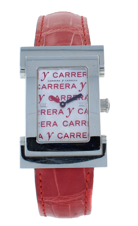 Pre-Owned Carrera Y Carrera 23mm Quartz Silver Dial Ladies Watch CAD0531