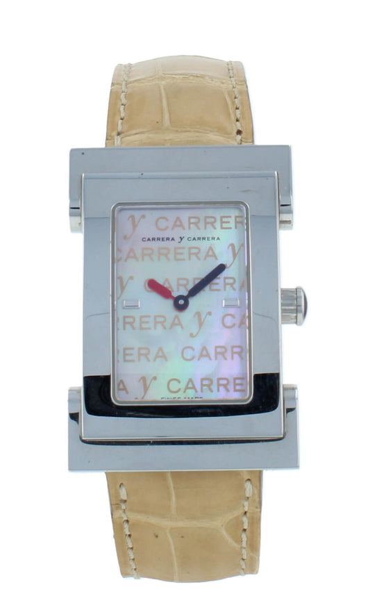 Pre-Owned Carrera Y Carrera 23mm Quartz MOP Dial Ladies Watch CAD0532