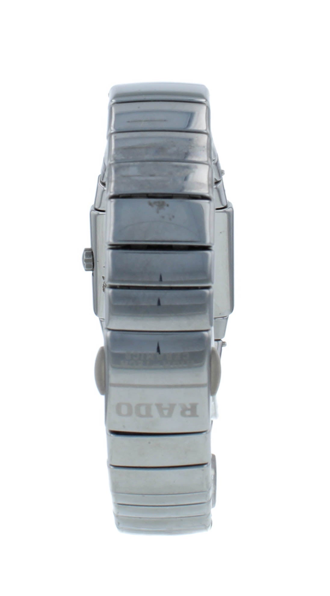 Rado Sintra Platinum-Tone White Dial 21mm Quartz Ceramic Ladies Watch R13334142
