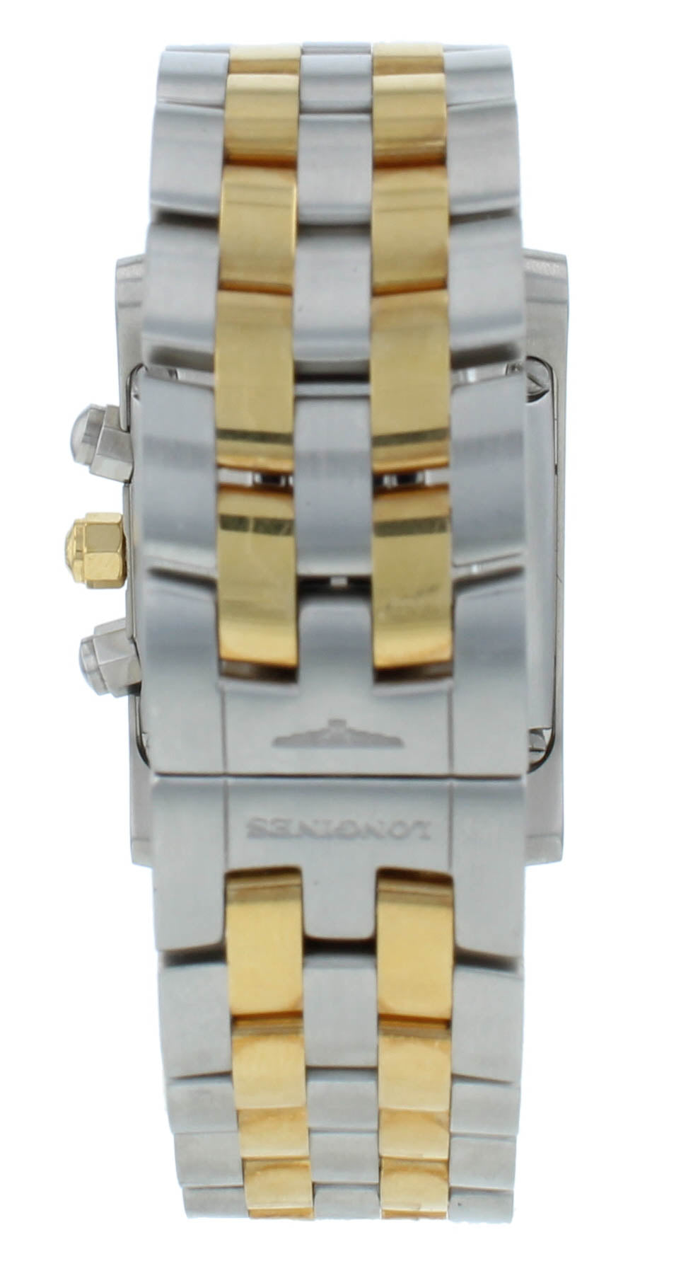Longines DolceVita 28mm Chrono Quartz Steel & 18kt Gold Men's Watch L5.672.5