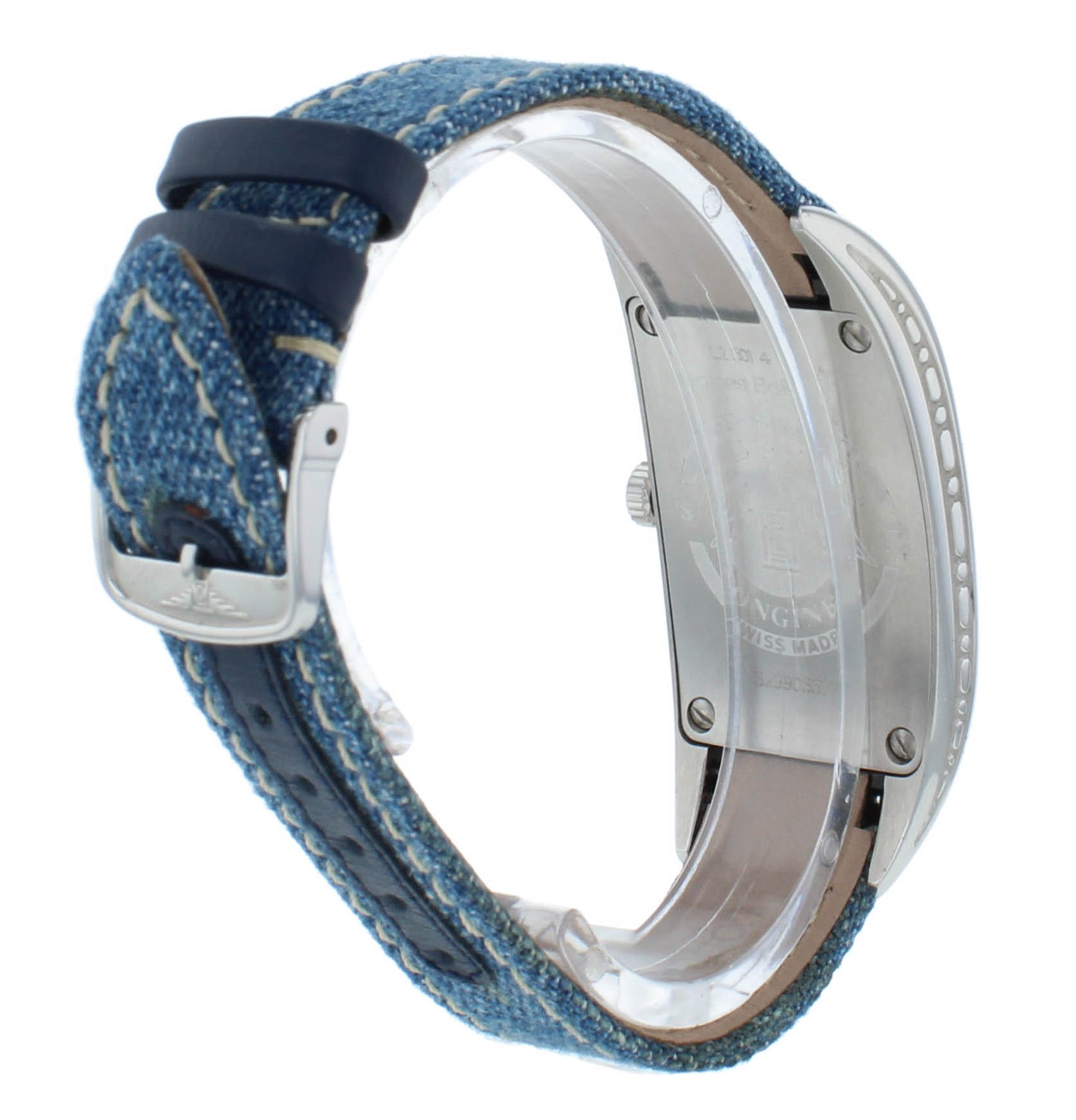Longines BelleArti 24.6mm Quartz Blue Strap White Dial Ladies Watch L25014738