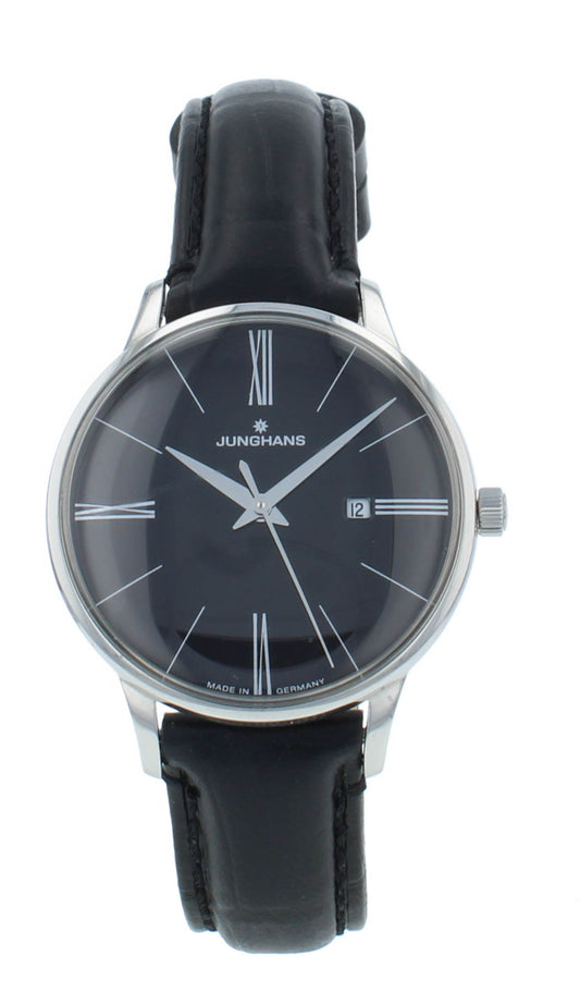 Junghans Meister Lady 30.8mm Quartz Black Dial Ladies Watch 047/4371.00