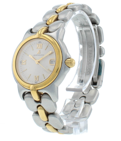 Bertolucci Pulchra 29mm Steel & 18kt Gold Quartz Ladies Watch 111 8055 49