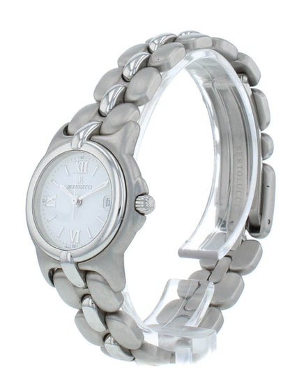 Bertolucci Pulchra 25mm Stainless Steel White Dial Quartz Ladies Watch 083 41