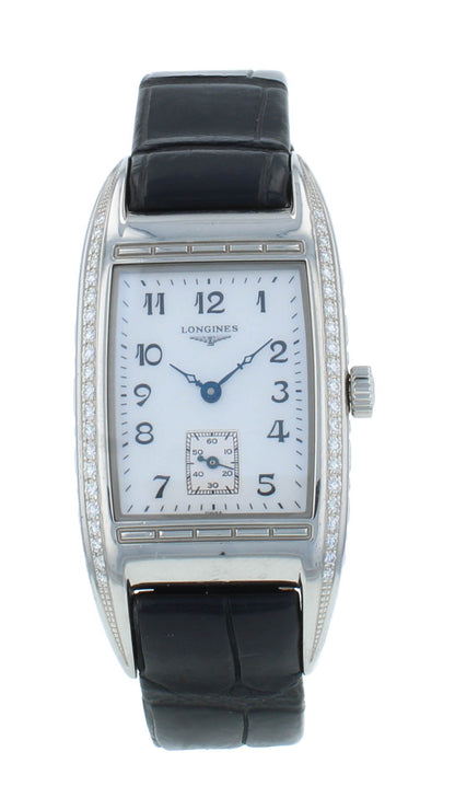 Longines BelleArti 24.6mm X 49.2mm White Dial Quartz Ladies Watch L2.501.0.83.3