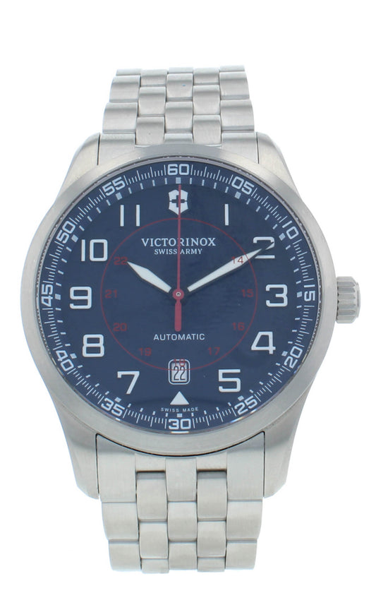 Victorinox AirBoss Blue Dial Stainless Steel Automatic 42mm Men's Watch 241793