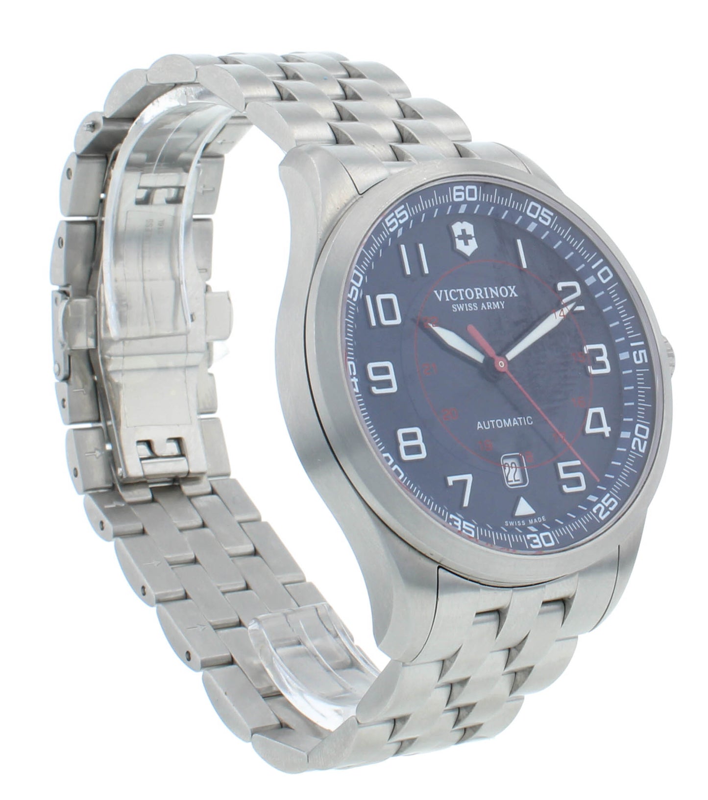 Victorinox AirBoss Blue Dial Stainless Steel Automatic 42mm Men's Watch 241793