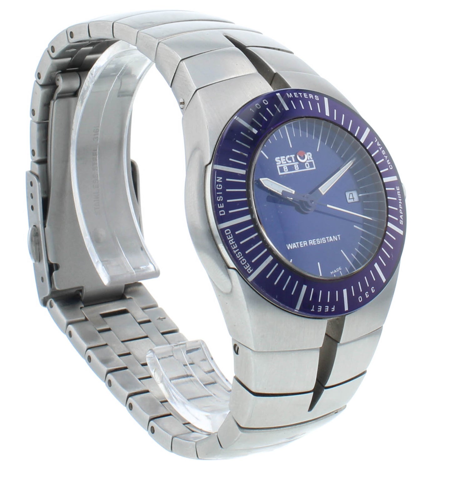 Sector 880 34mm Quartz Blue Dial Stainless Steel Unisex Watch 2653881735