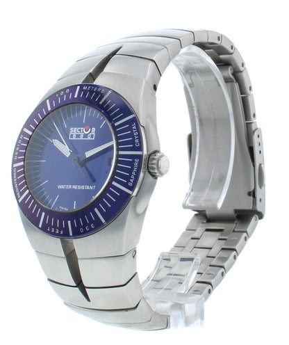 Sector 880 34mm Quartz Blue Dial Stainless Steel Unisex Watch 2653881735