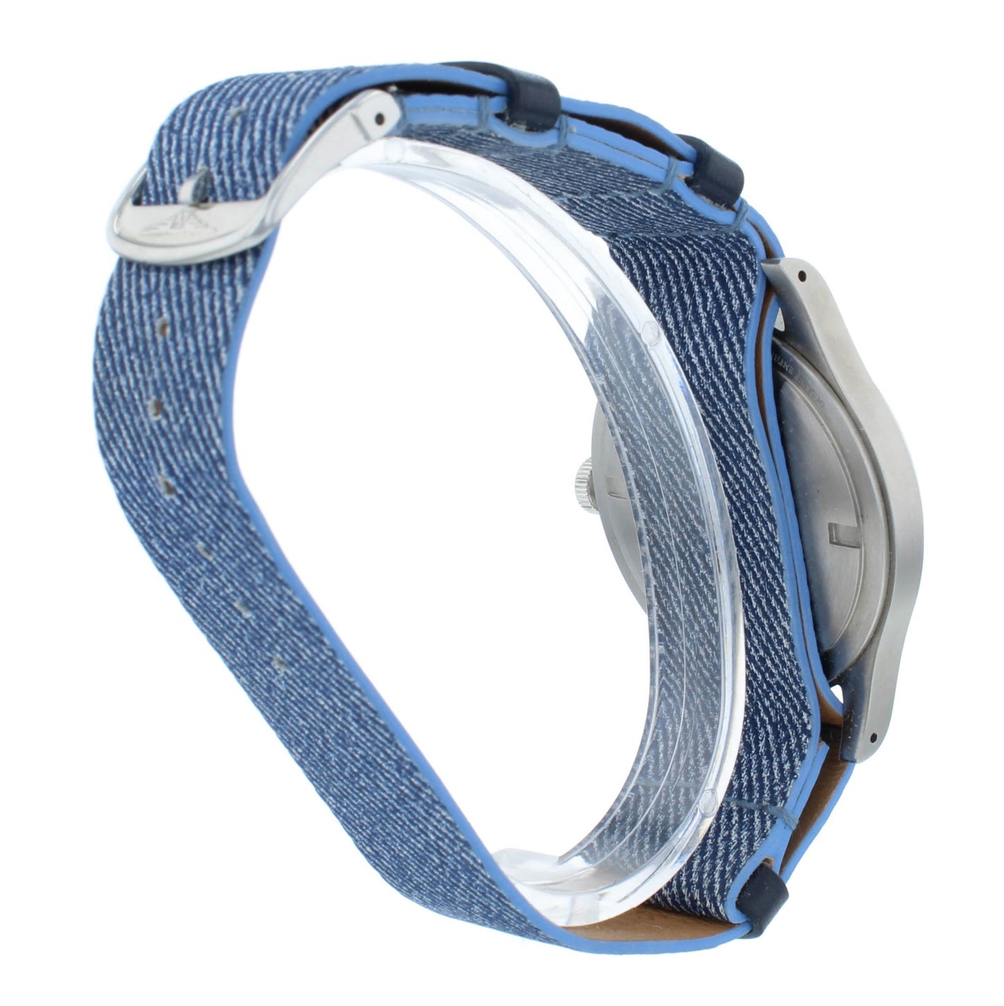 Hodinkee 38mm Gray Dial Mechanical Blue Leather Strap Men's Watch LMM-H01