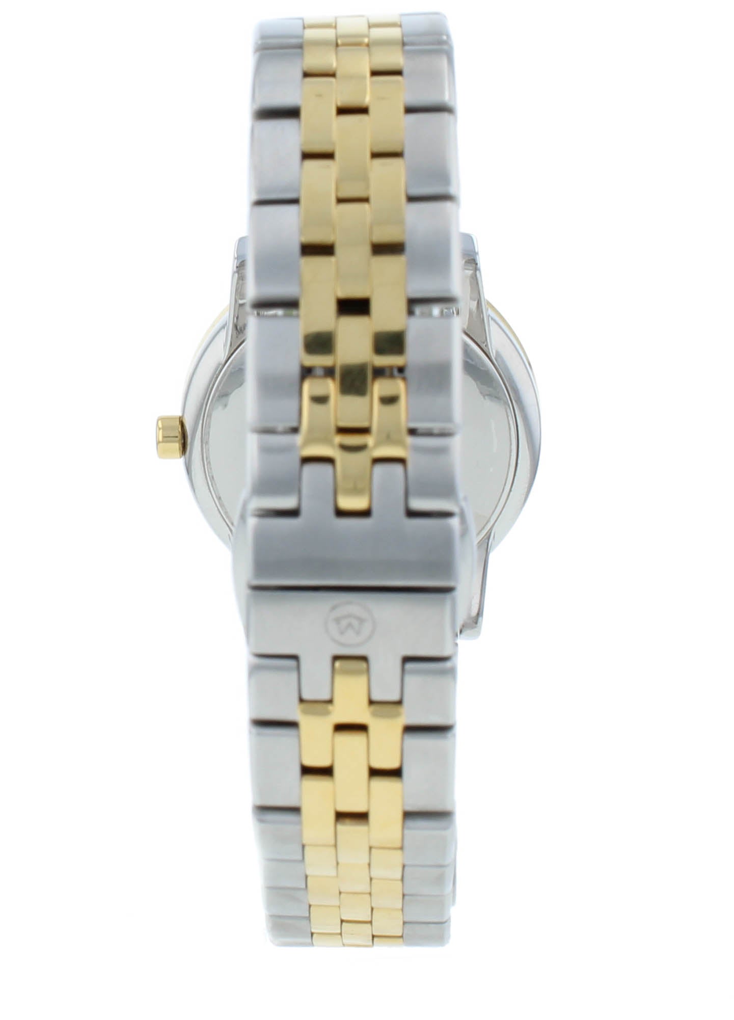 Movado Museum Classic 28mm White MOP Dial Two-Tone Quartz Ladies Watch 607208