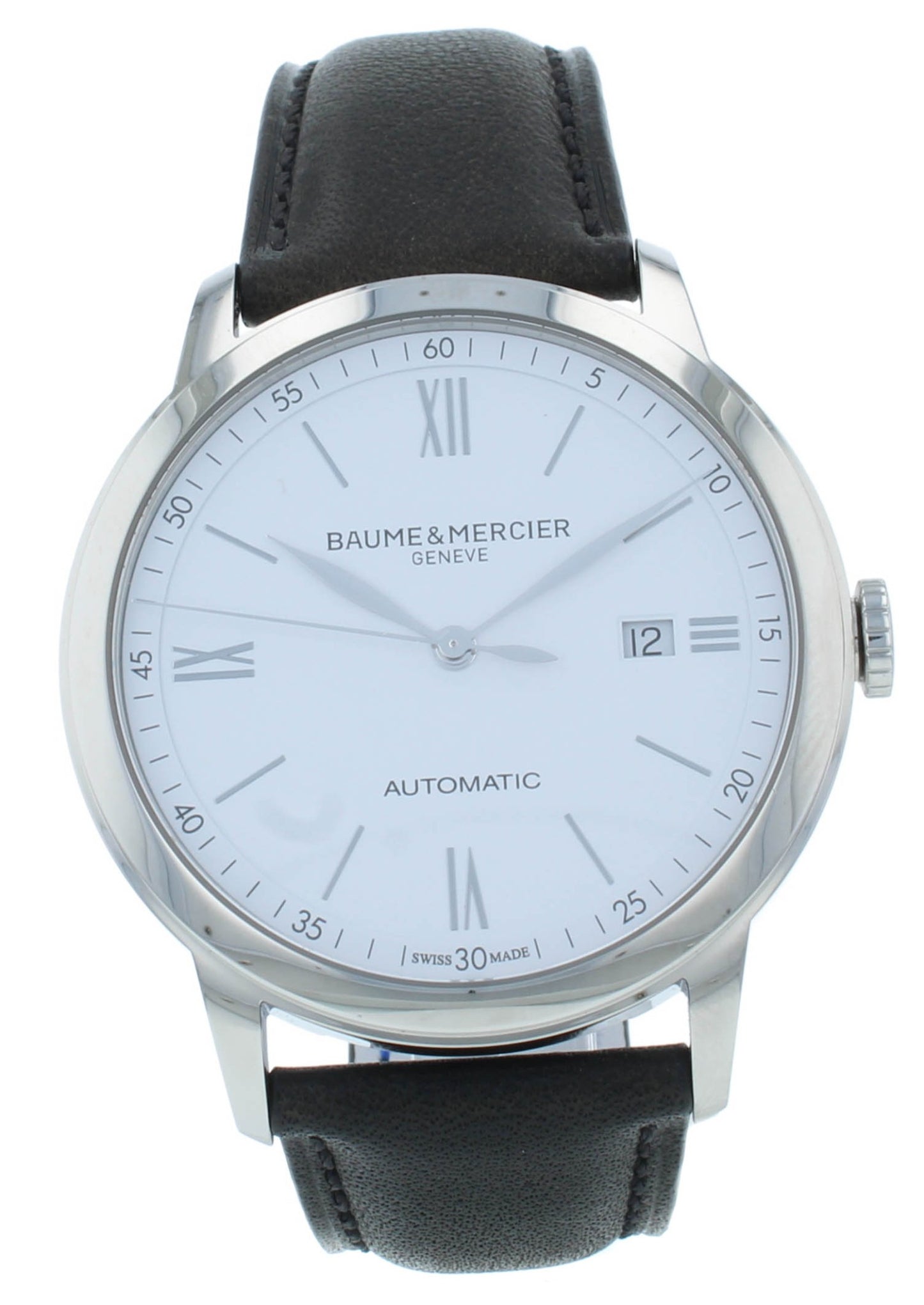 Baume & Mercier Classima 42mm White Dial Automatic Men's Watch M0A10332