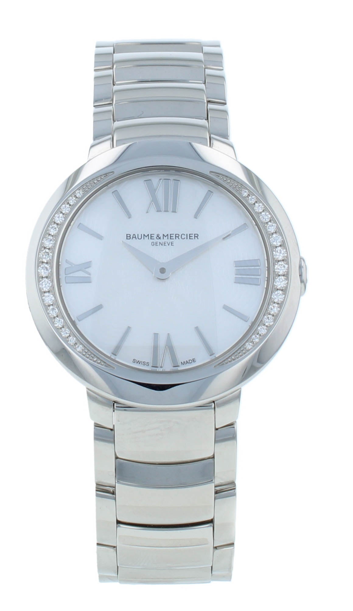 Baume & Mercier Promesse 30mm Quartz White MOP Dial Ladies Watch M0A10160