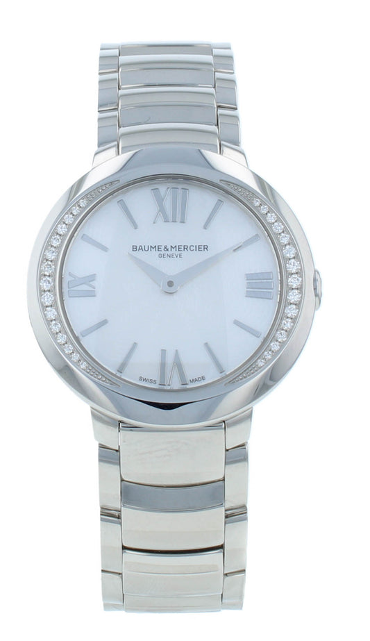 Baume & Mercier Promesse 30mm Quartz White MOP Dial Ladies Watch M0A10160