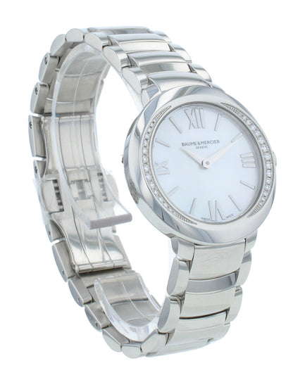 Baume & Mercier Promesse 30mm Quartz White MOP Dial Ladies Watch M0A10160