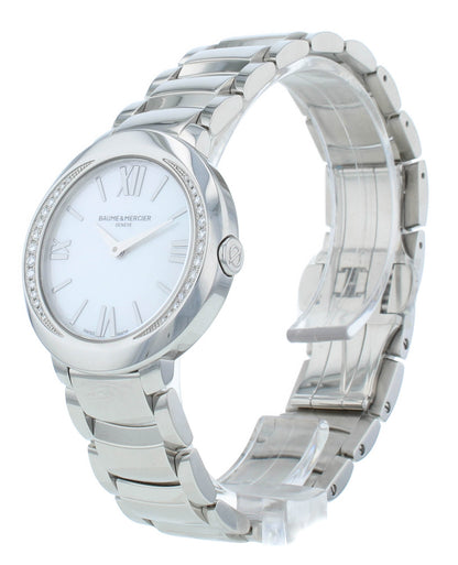 Baume & Mercier Promesse 30mm Quartz White MOP Dial Ladies Watch M0A10160