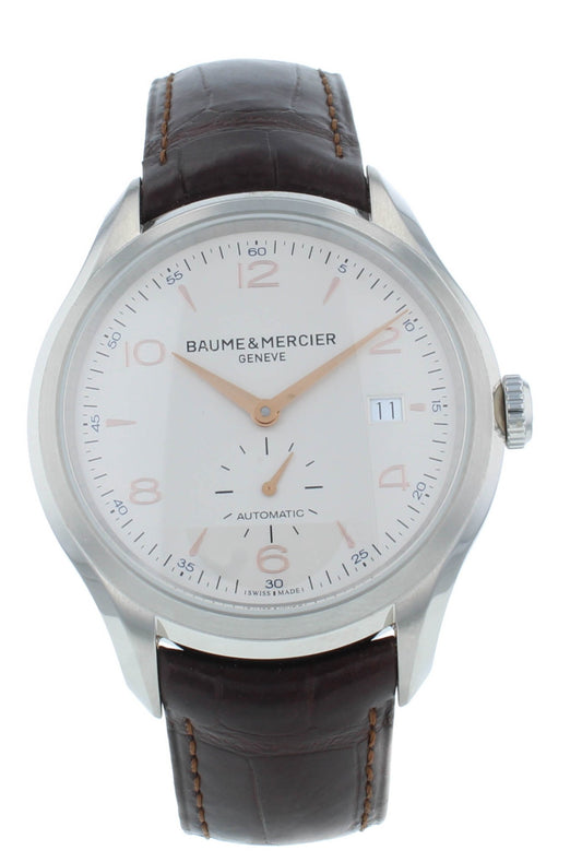 Baume & Mercier Clifton 41mm Silver Dial Automatic Men's Watch M0A10054