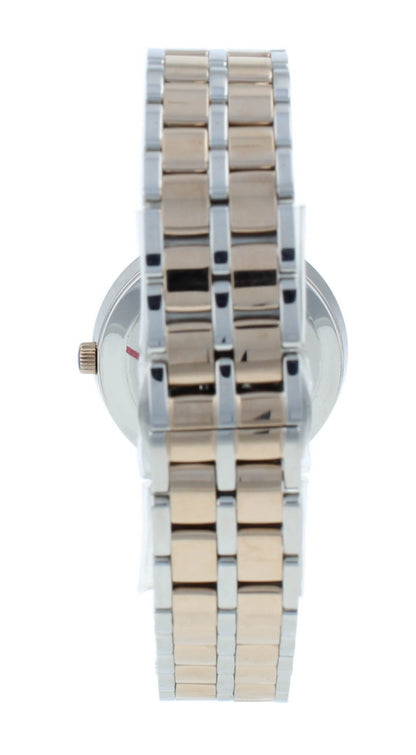 Movado Kora 28mm Quartz White MOP Dial Two-Tone Ladies Watch 607324