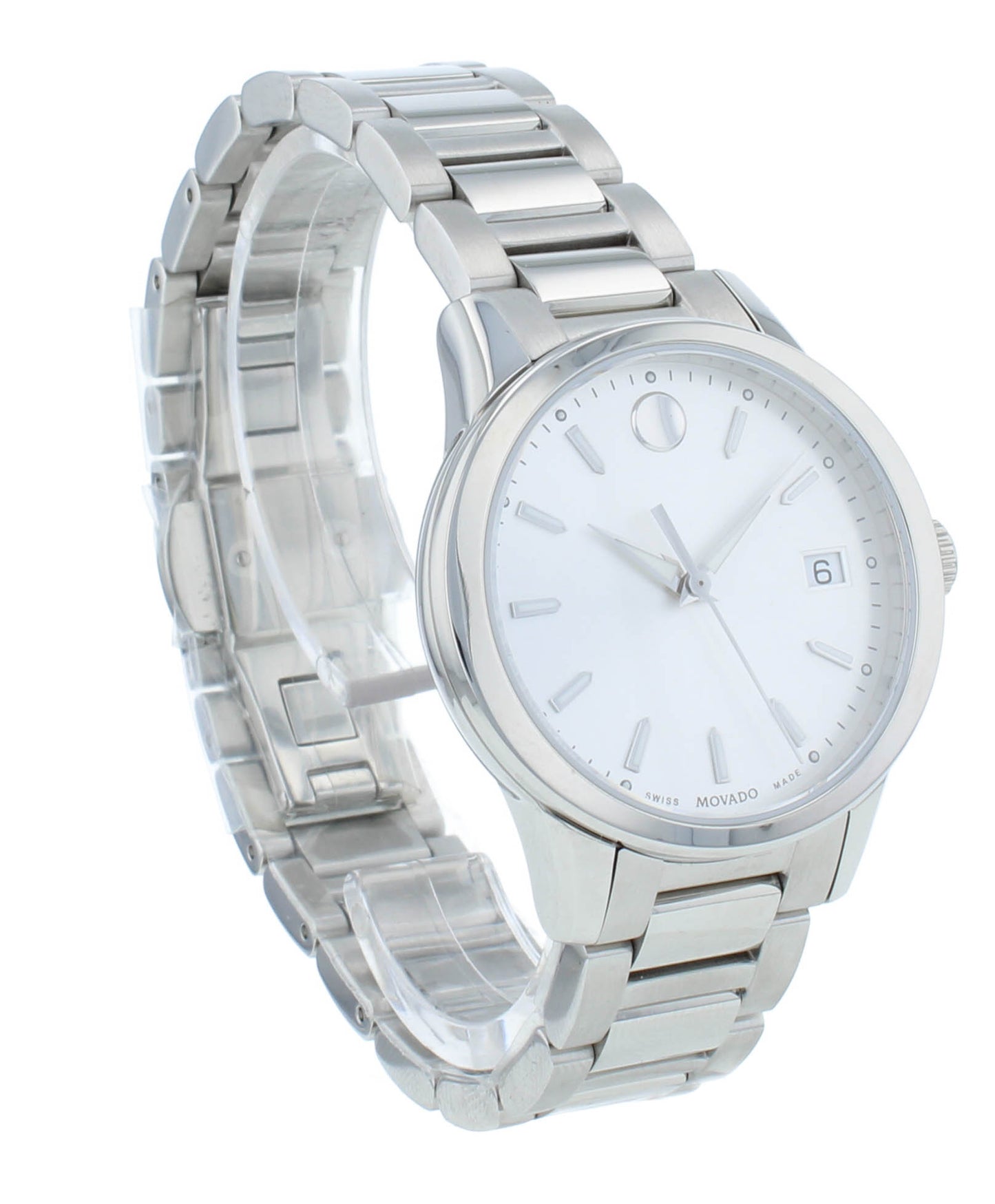 Movado Museum Classic 32mm Silver Dial Quartz Ladies Watch 607364