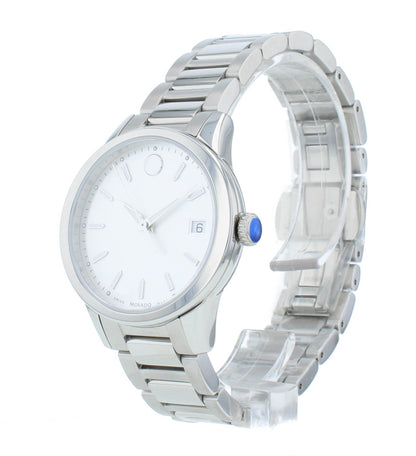 Movado Museum Classic 32mm Silver Dial Quartz Ladies Watch 607364