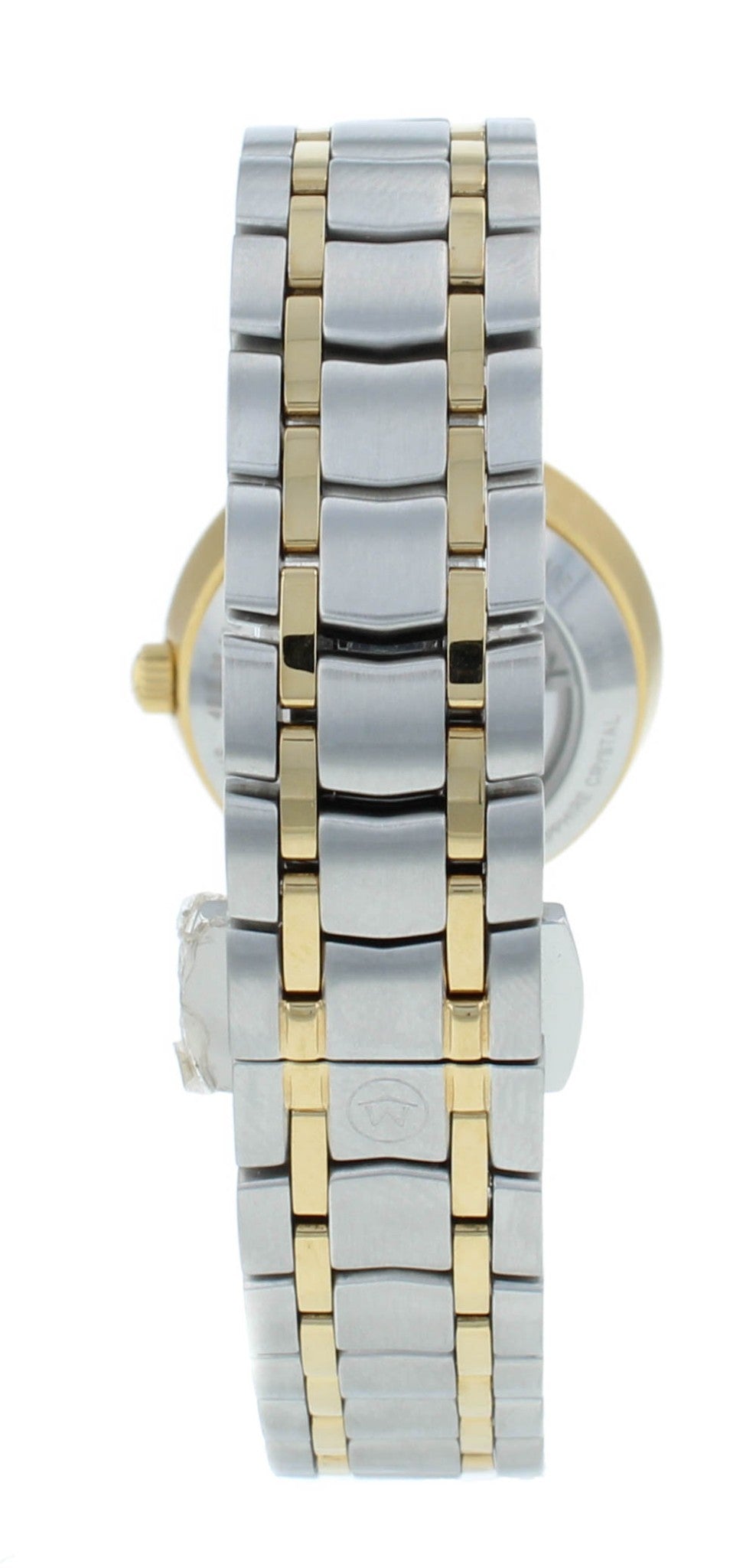 Movado 1881 Automatic 27mm Two-Tone White MOP Diamond Dial Ladies Watch 606921