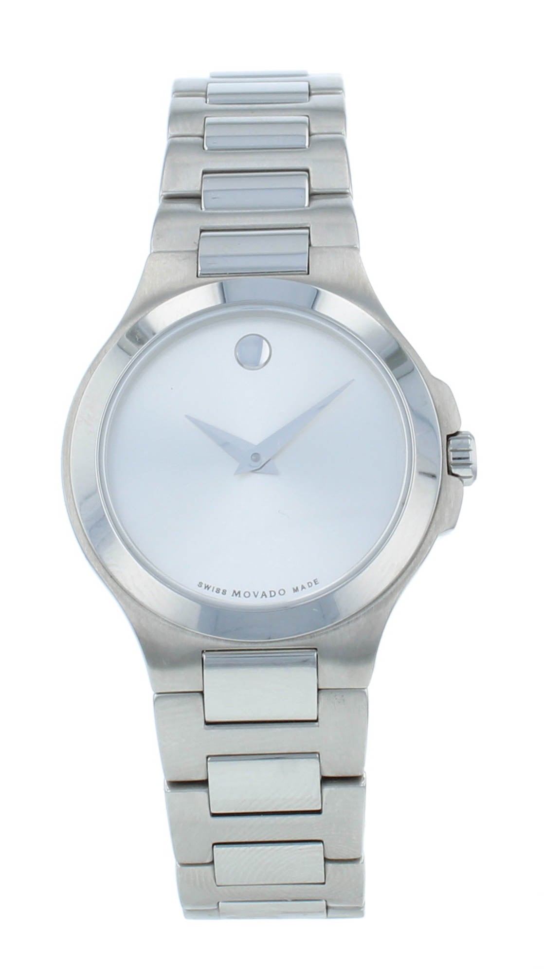 Movado Museum Classic 28mm Silver Dial Quartz Ladies Watch 606166