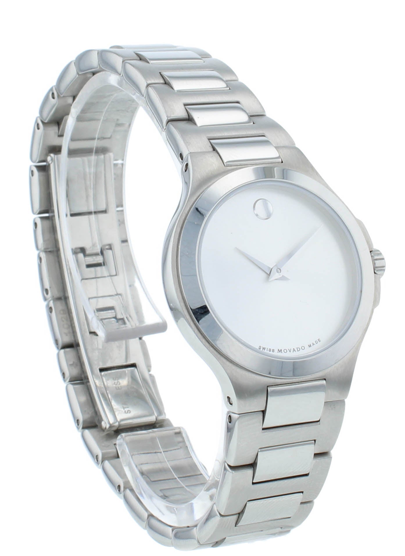 Movado Museum Classic 28mm Silver Dial Quartz Ladies Watch 606166