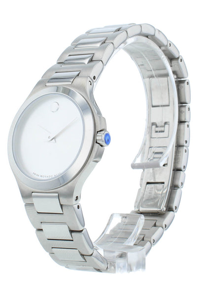 Movado Museum Classic 28mm Silver Dial Quartz Ladies Watch 606166