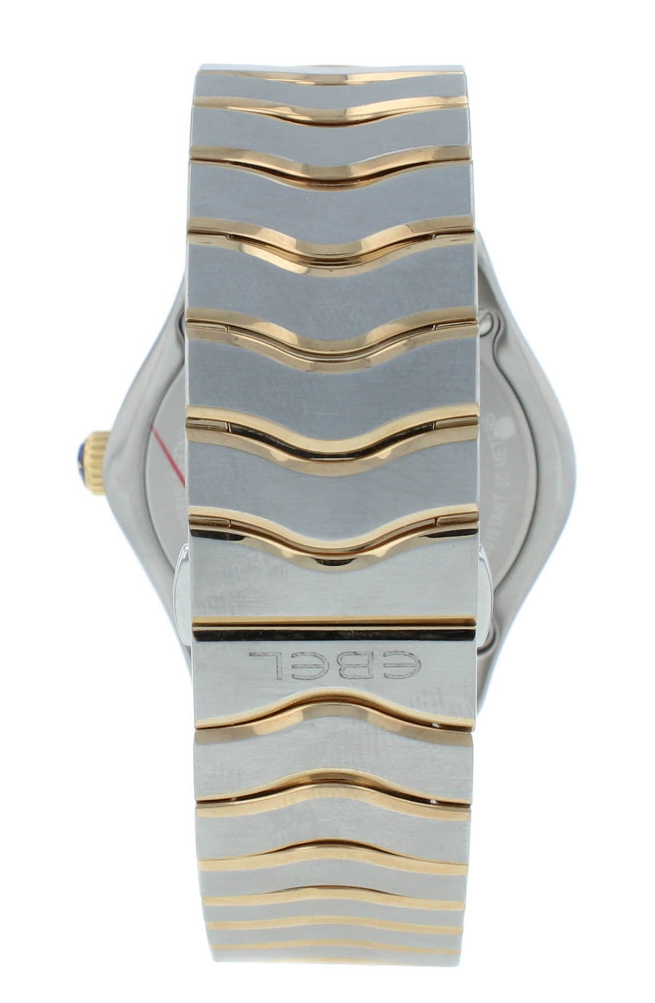 Ebel Wave Quartz 40mm Two-Tone Steel & 18kt Yellow Gold Men's Watch 1216202