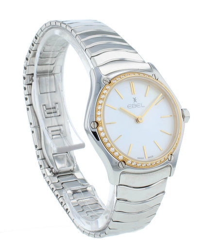 Ebel Sport Classic 29mm Quartz White MOP Dial Diamond Ladies Watch 1216452A