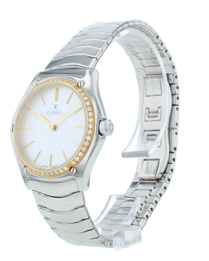 Ebel Sport Classic 29mm Quartz White MOP Dial Diamond Ladies Watch 1216452A