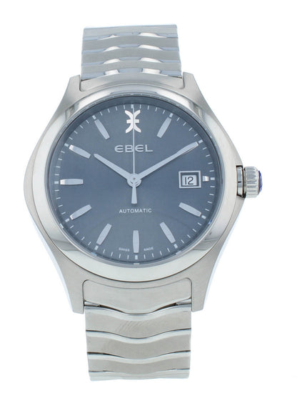 Ebel Wave Automatic 40mm Gray Dial Stainless Steel Men's Watch 1216266