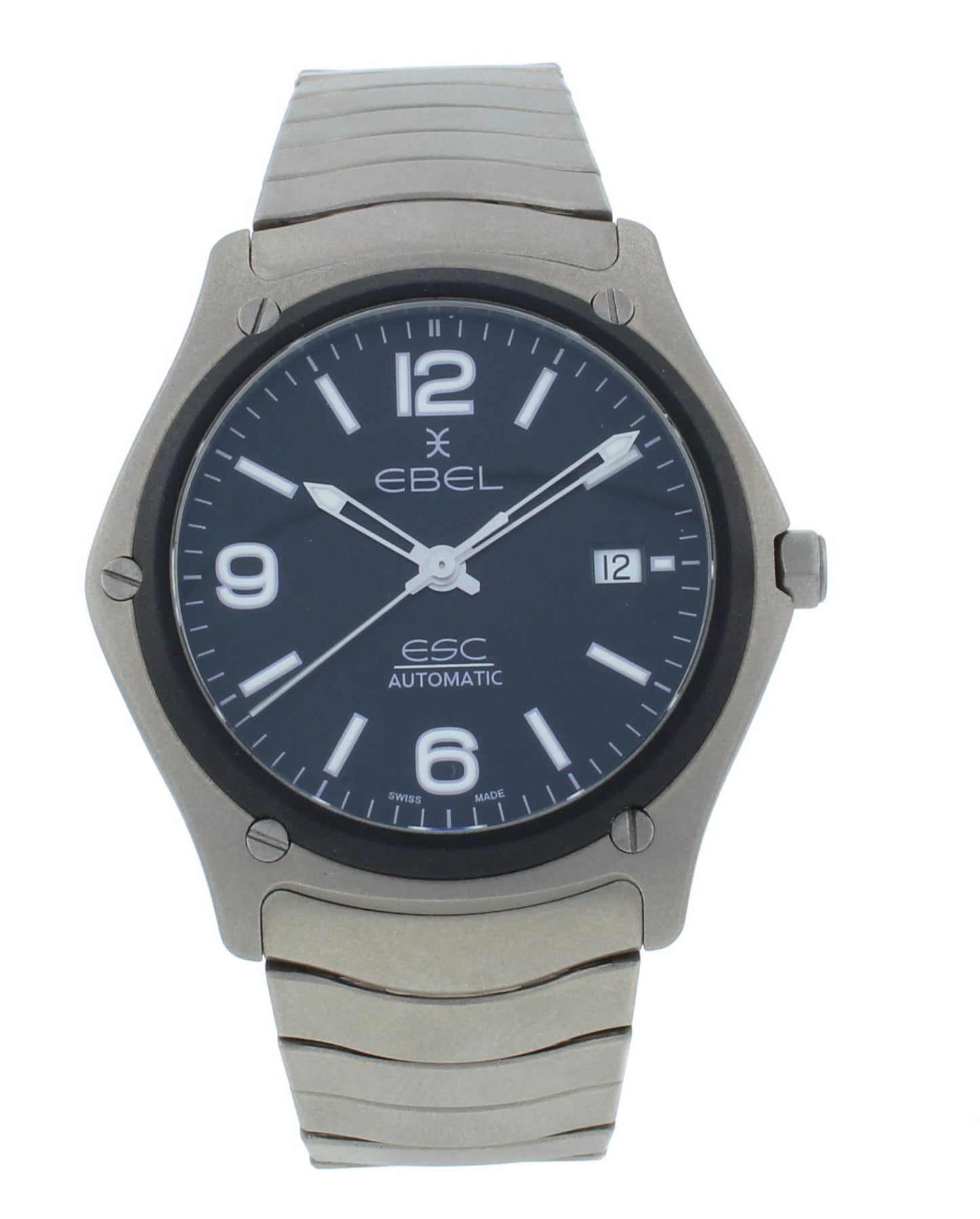 Ebel Sport Classic Automatic Titanium 40mm Black Dial Men's Watch 1216469A