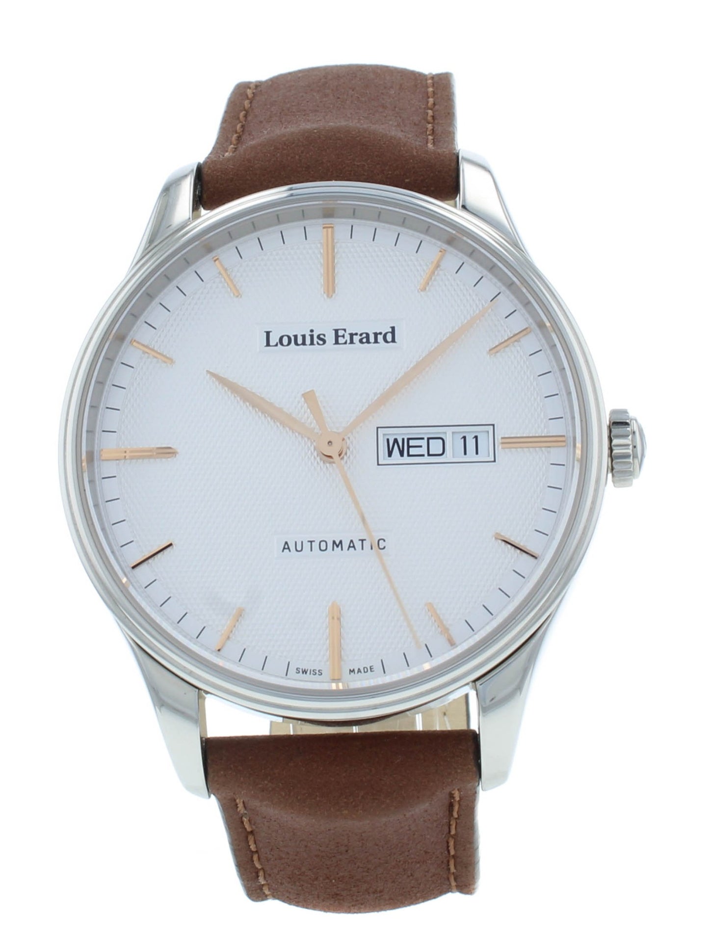 Louis Erard Heritage 41mm Automatic Silver Dial Men's Watch 72288AA31.BVA01