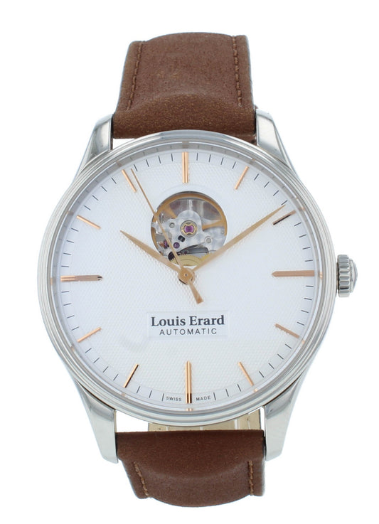 Louis Erard Heritage Silver Dial 41mm Automatic Men's Watch 60287AA51.BVA01