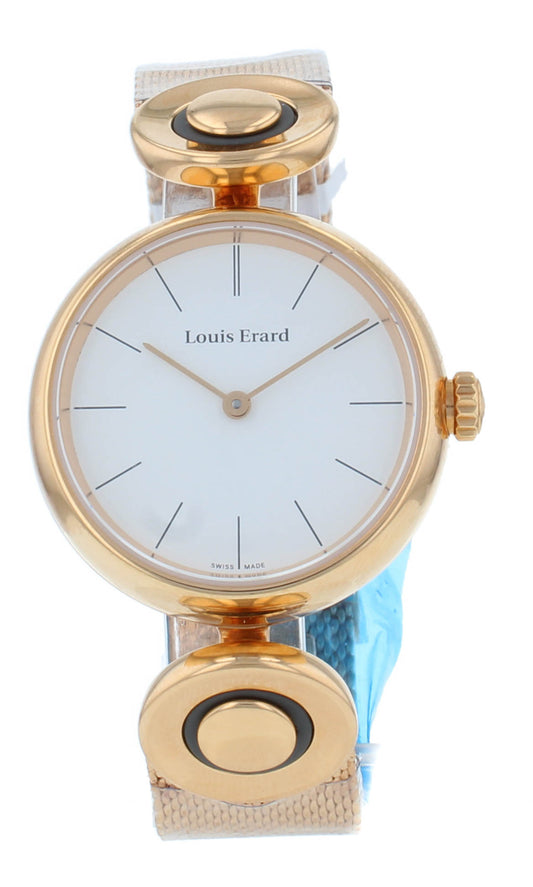 Louis Erard Romance 30mm White Dial Quartz Ladies Watch 19830PR01.SETPR1