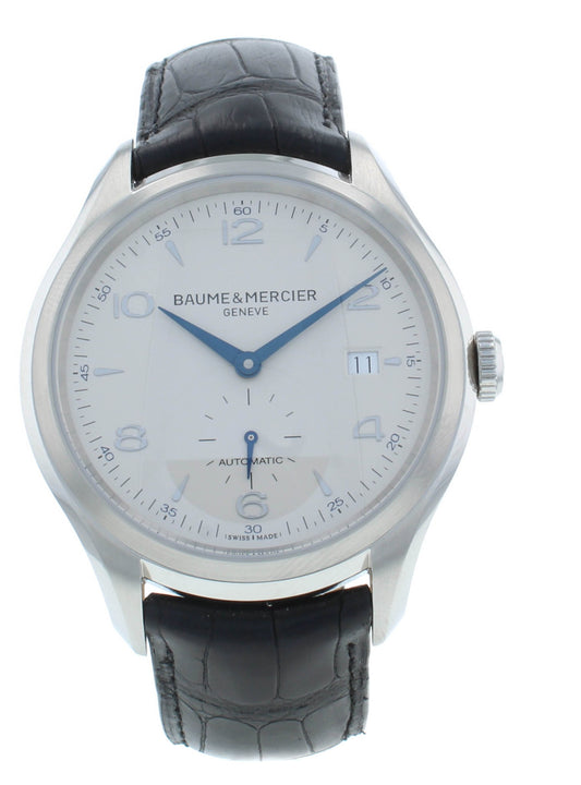 Baume & Mercier Clifton 41mm Silver Dial Automatic Men's Watch M0A10052